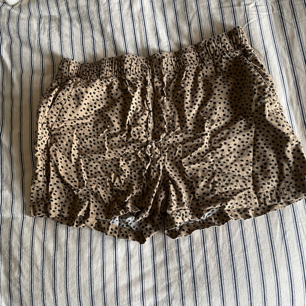 Cheetah print shorts